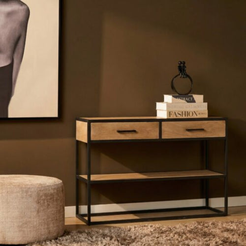 Starfurn Sidetable Dakota - Naturel Hout - 120x35x76cm