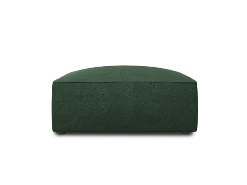 Micadoni Poef Ruby structurele stof, groente - 93x93x40cm
