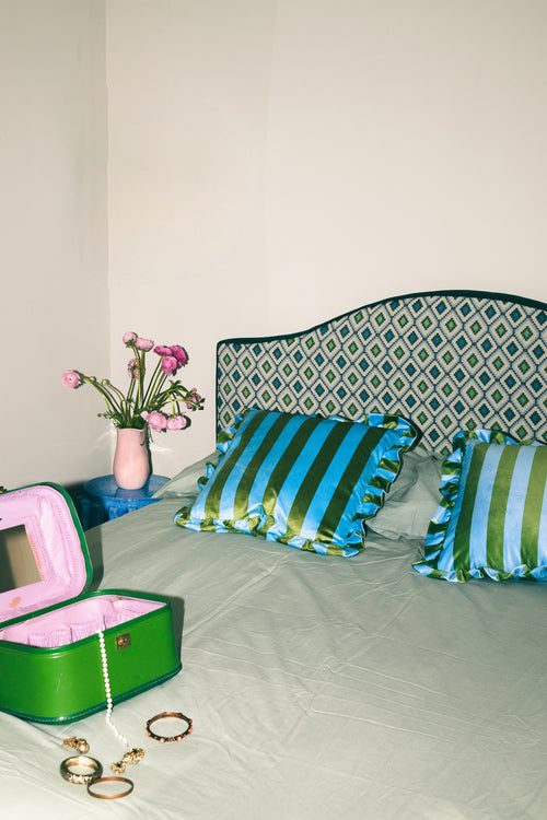 Gestoffeerd hoofdbord Suzanne in fluweel 150 cm - vtwonen shop