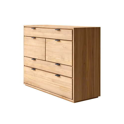 Tikamoon Massief teakhouten commode - Naturel - vtwonen shop