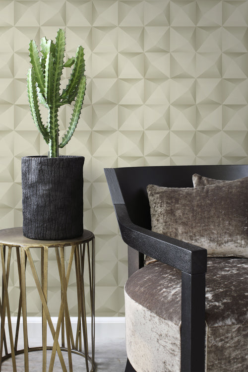 Origin Wallcoverings behang 3D-motief lichtbeige - 50 x 900 cm - 347959 - vtwonen shop
