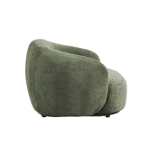 HOME DELUXE fauteuil CASARA geweven stof donkergroen - 99 x 72 x 104 cm - vtwonen shop