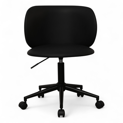 Furnhouse bureaustoel Bobo - Zwart - Kunstleer - 56x57x71