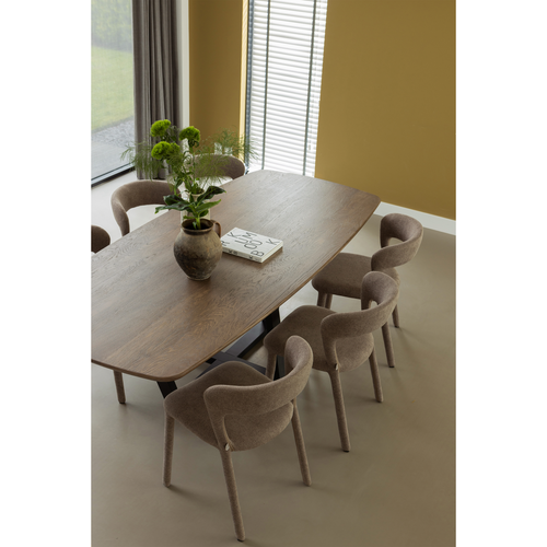 WOOOD tafelpoot Tablo - Metaal - Zwart - 73x147x71