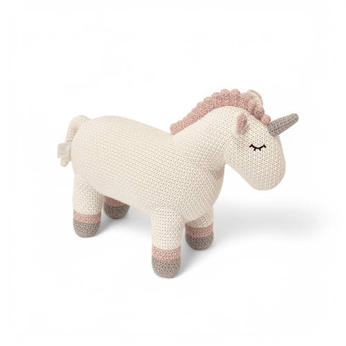Pintado & Lacado knuffeldier Eenhoorn - wit - 46 cm