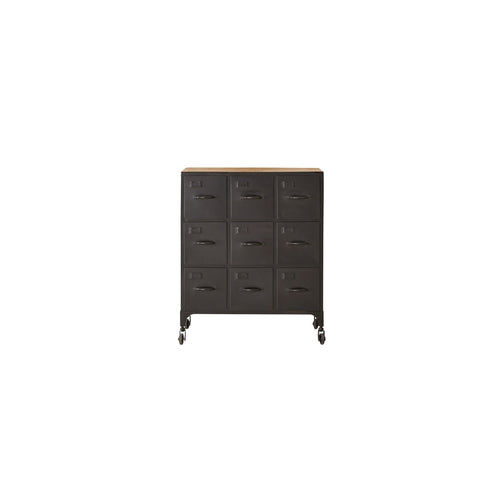 Tikamoon Metalen kindercommode - Zwart