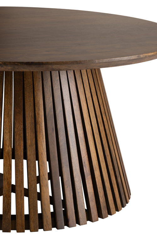 J-Line tafel Vincent - hout - bruin - medium - vtwonen shop