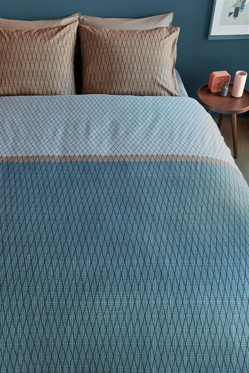 Beddinghouse dekbedovertrek Leith - 240x200/220 cm - blauw - vtwonen shop