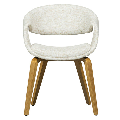 WOOOD eetkamerstoelen Yossi Houten Naturel Poot - Naturel - Set van 6