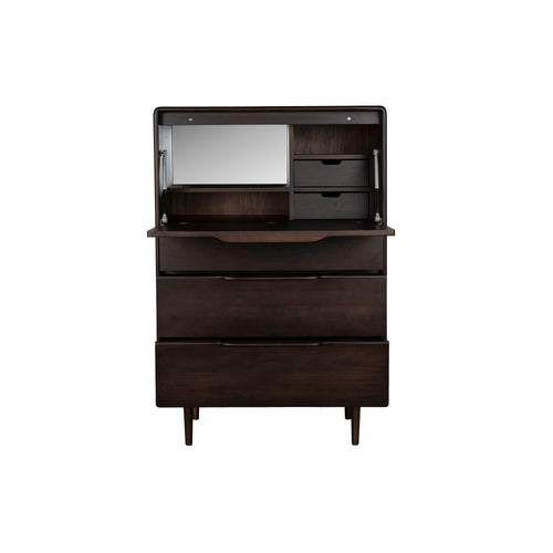 Dutchbone Elroy Ladekast Laag 120 cm Walnootkleur Bruin