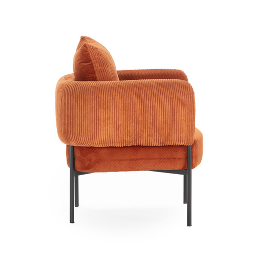 Calicosy - ARUNI Fauteuil in stof - Grijs - 78x73x75 cm