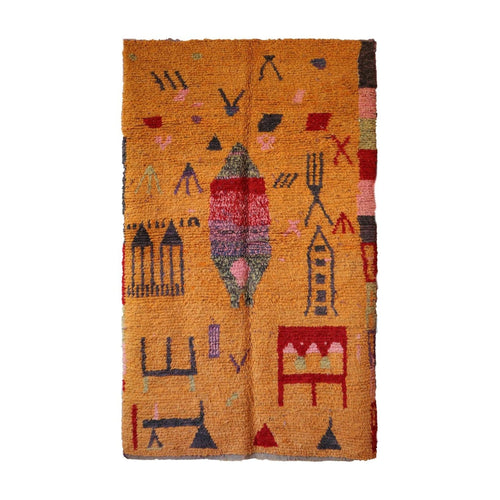 AFK Living vloerkleed Berber - handgemaakt - Wol - 151 x 248 cm - vtwonen shop