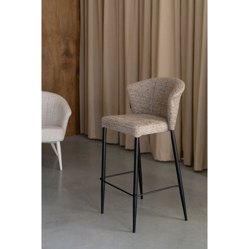 Dutchbone Georgia Barkrukken rugleuning 73 cm Bruin - Set van 2