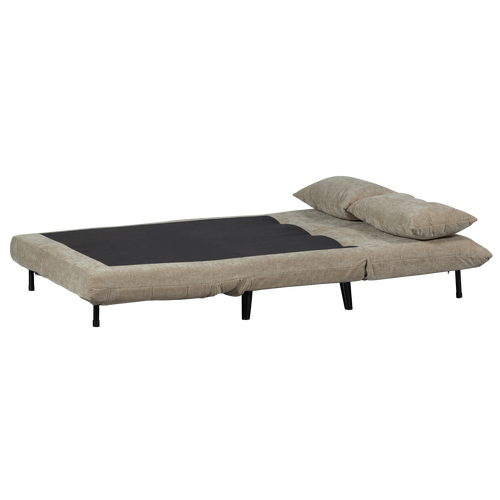 WOOOD slaapbank Xem - 1-Persoons - Chenille stof - Naturel - 80x122x92 - vtwonen shop