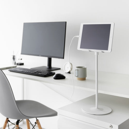 Yamazaki Tablet Standaard - Hoogte Verstelbaar - Smart - Wit - vtwonen shop