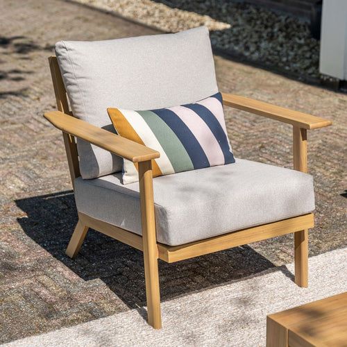 Garden Impressions Loungestoel Ariane - light teak look