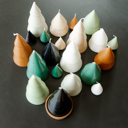 Originalhome dennenboom kaars - donkergroen -  L - vtwonen shop