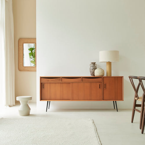 Tikamoon Teakhouten dressoir 170 cm - Naturel