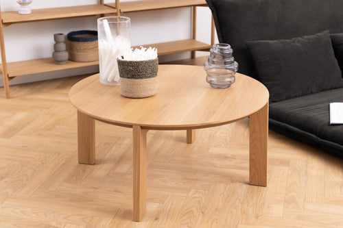 Rebellenclub Salontafel Koge - Ø90 cm - Eiken