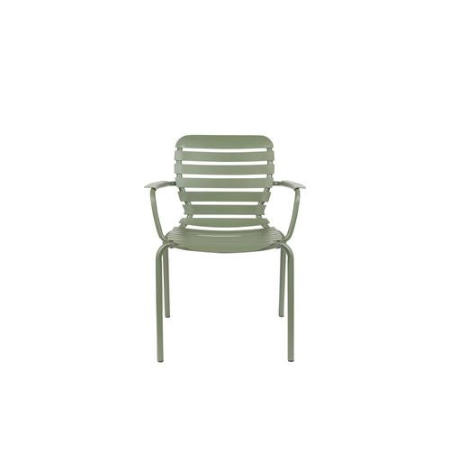 Zuiver Vondel Tuin Eetkamerstoelen armleuning Groen - Set van 2 - vtwonen shop