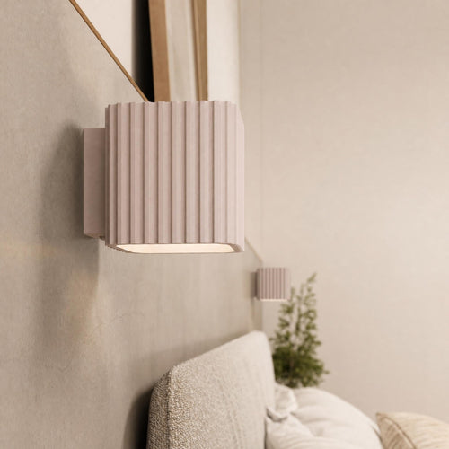 Sollux Lighting Plafondlamp RIFF 1 taupe GU10 - 10x10x10cm