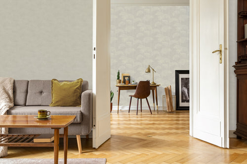 LOOKS by Wolfgang Joop Vliesbehang - Palme deluxe - Beige - 10mx53cm - vtwonen shop