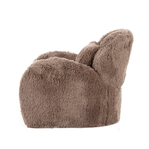 DÉJA Living Fauteuil Alta - Taupe Fluffy - Zithoogte 42cm