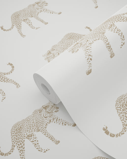 ESTAhome behang panters wit en beige - 53 cm x 10.05 m - 139775 - vtwonen shop