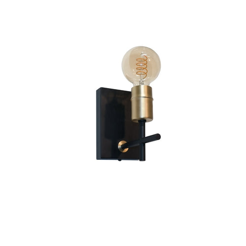 Artdelight Wandlamp Mokka - Zwart/Goud