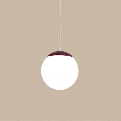 Sollux Lighting Hanglamp UGO 40 bordeaux - 40x40x130cm