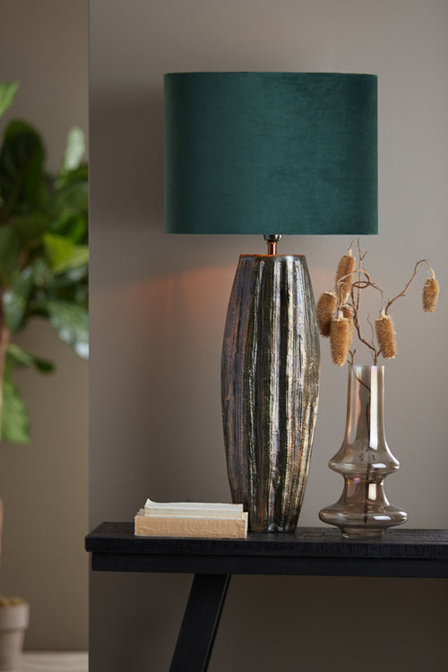 Light & Living lampenkap VELOURS - 45x21x32cm - groen - vtwonen shop