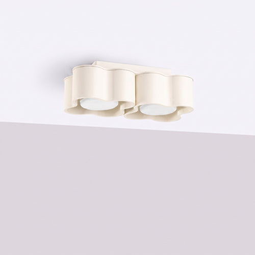 Sollux Lighting Plafondlamp OVIO 2 beige Gx53 - 24,5x12x8cm
