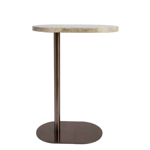 Light & Living bijzettafel Revix - grijs - 40.5x26x55cm