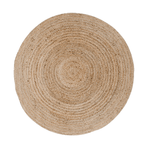 Artichok Milou jute vloerkleed naturel - Ø 90 cm - vtwonen shop