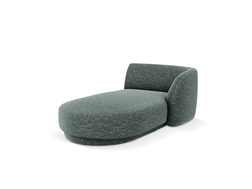 Micadoni - Rechter chaise longue "Miley" chenille, olie - 156x90x70cm