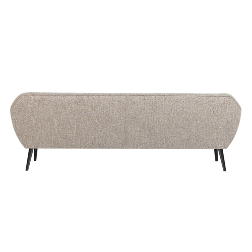 WOOOD XL bank Rocco 230 cm - Geweven Stof - Bruin Melange