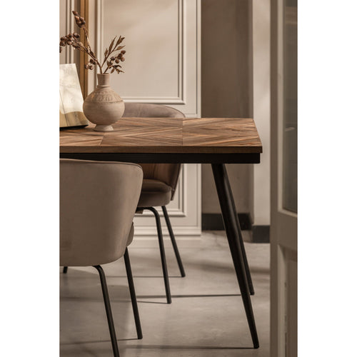 BePureHome eetkamerstoelen Admit - Fluweel - Khaki - Set van 2 - vtwonen shop