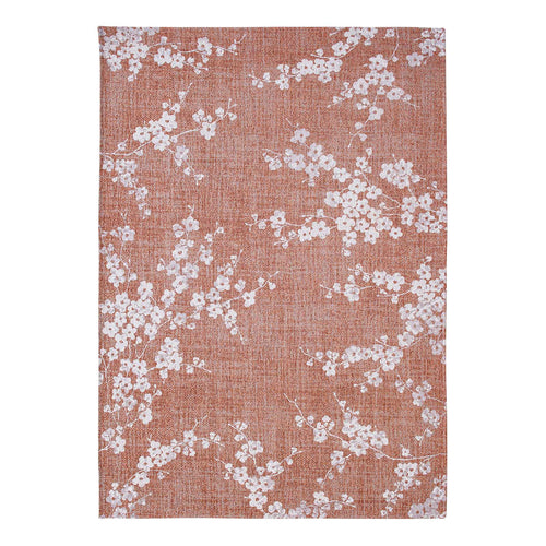 Louis De Poortere binnen & buiten machinewasbaar vloerkleed Sakura van 70% gerecycled PET - roze - 280x390cm