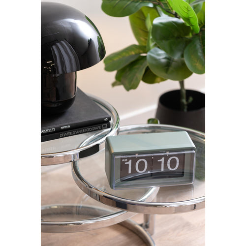 Karlsson wandklok Retro Boxed Flip - groen - 20x10x10cm - vtwonen shop