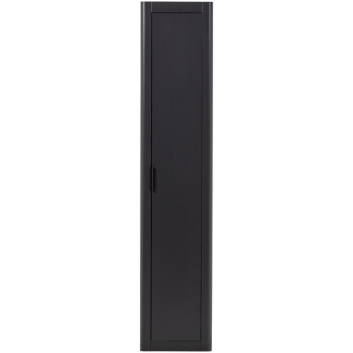 WOOOD smalle hoge kast Gunnar - Grenen - Matzwart - 217x45x39