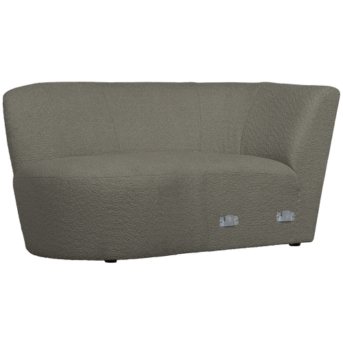 WOOOD Coco Chaise - Polyester - Warm Groen - 70x80x138 - vtwonen shop