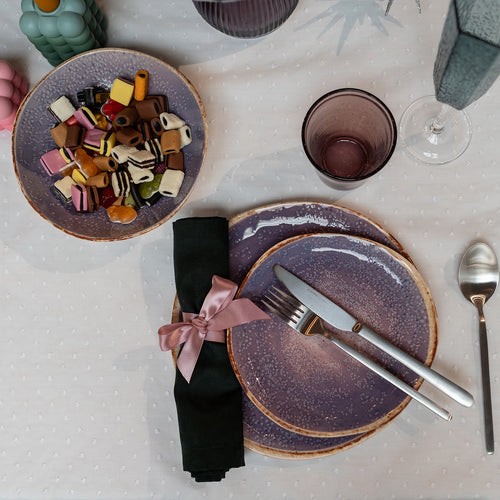 Kare Design Borden Shirley paars Ø20cm (4/Set) - vtwonen shop