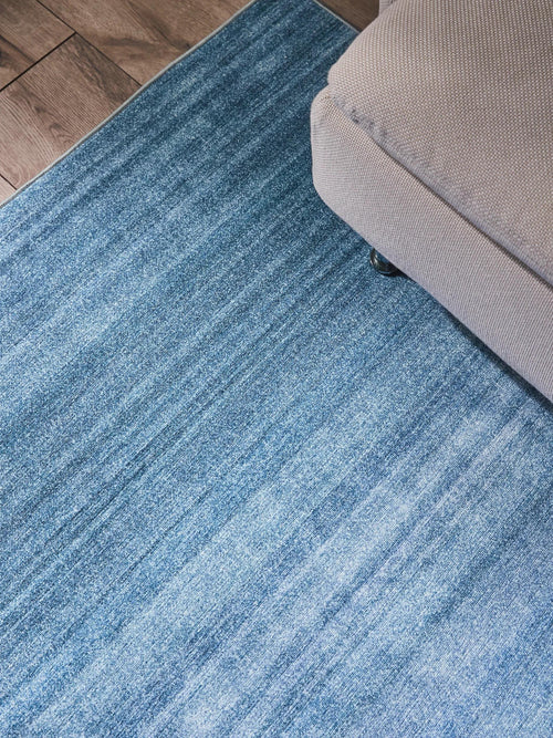 benuta wasbaar vloerkleed Laury - blauw - 300x400 cm
