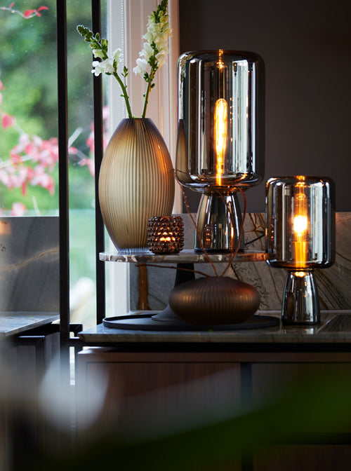 Light & Living schaal LAYO - Ø40x15cm - zwart