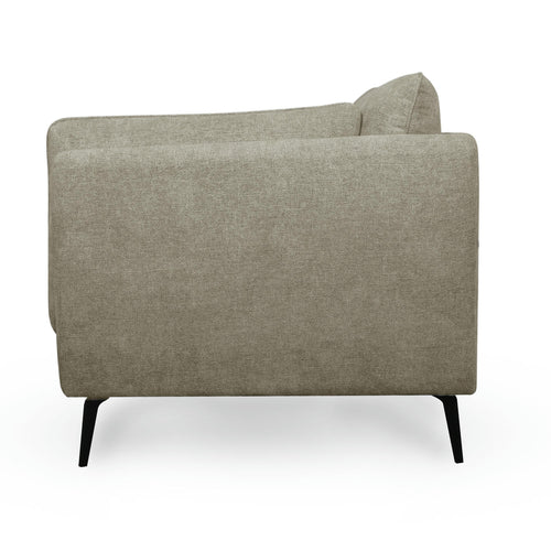 Furnhouse 2-zitsbank Bari - Taupe - Stof - 92x182x84