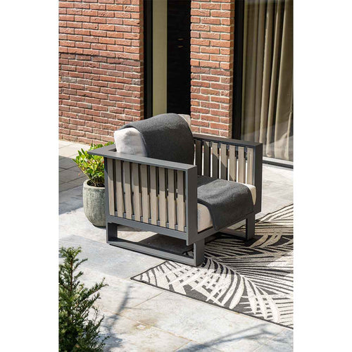 Garden Impressions lounge dining set Gabon - Lagan taupe - 4-delig - vtwonen shop