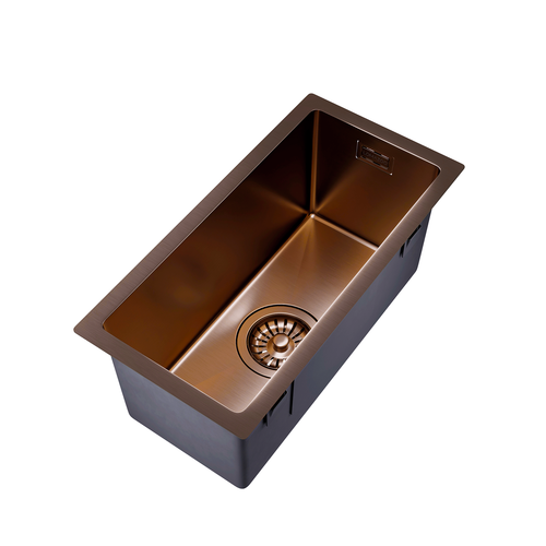 LOMAZOO Spoelbak Keuken Koper Lyra - 18 x 40 cm - RVS