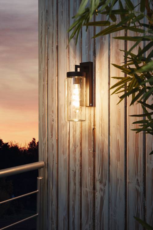 EGLO wandlamp buiten Bovolone - e27 - 34 cm - zwart - vtwonen shop