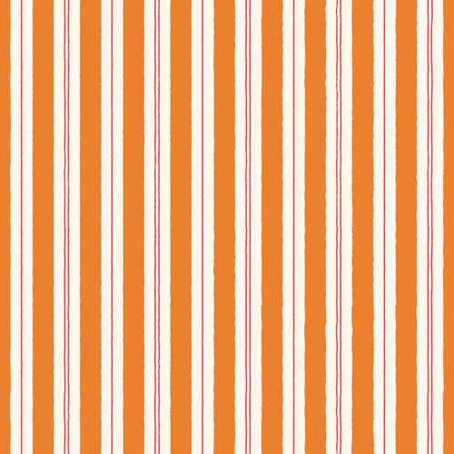 ESTAhome behang strepen oranje en rood - 50 x 900 cm - 131957