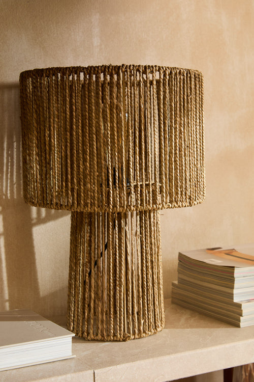 Calma House Tafellamp met CE-stekker Far - Naturel - 46x30